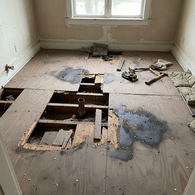Uneven Subfloor Repair