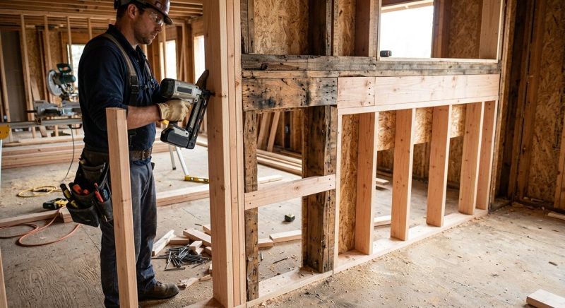 Damaged Framing Replacement in Kansas City, KS