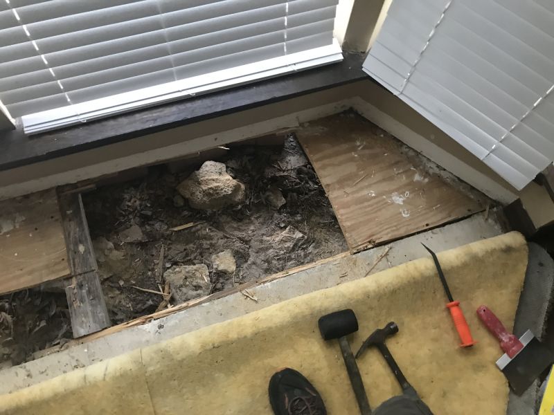 Uneven Subfloor Repair detail
