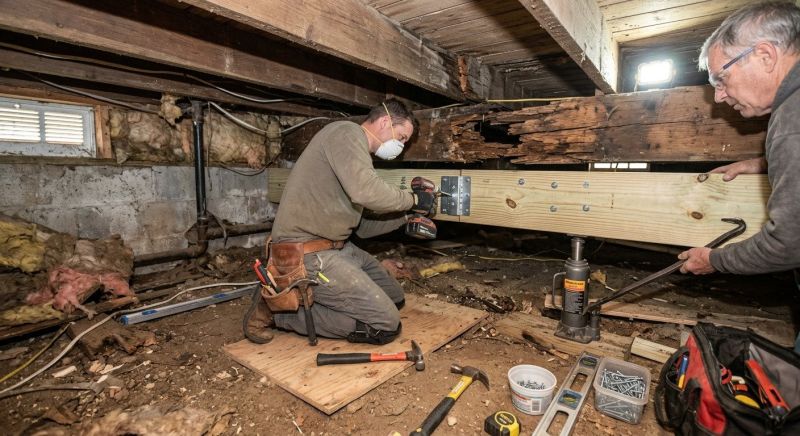 Support Beam Repair in Wilmington, NC